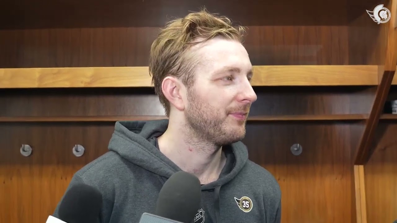 Linus Ullmark, Travis Green Media Availability Nov. 8