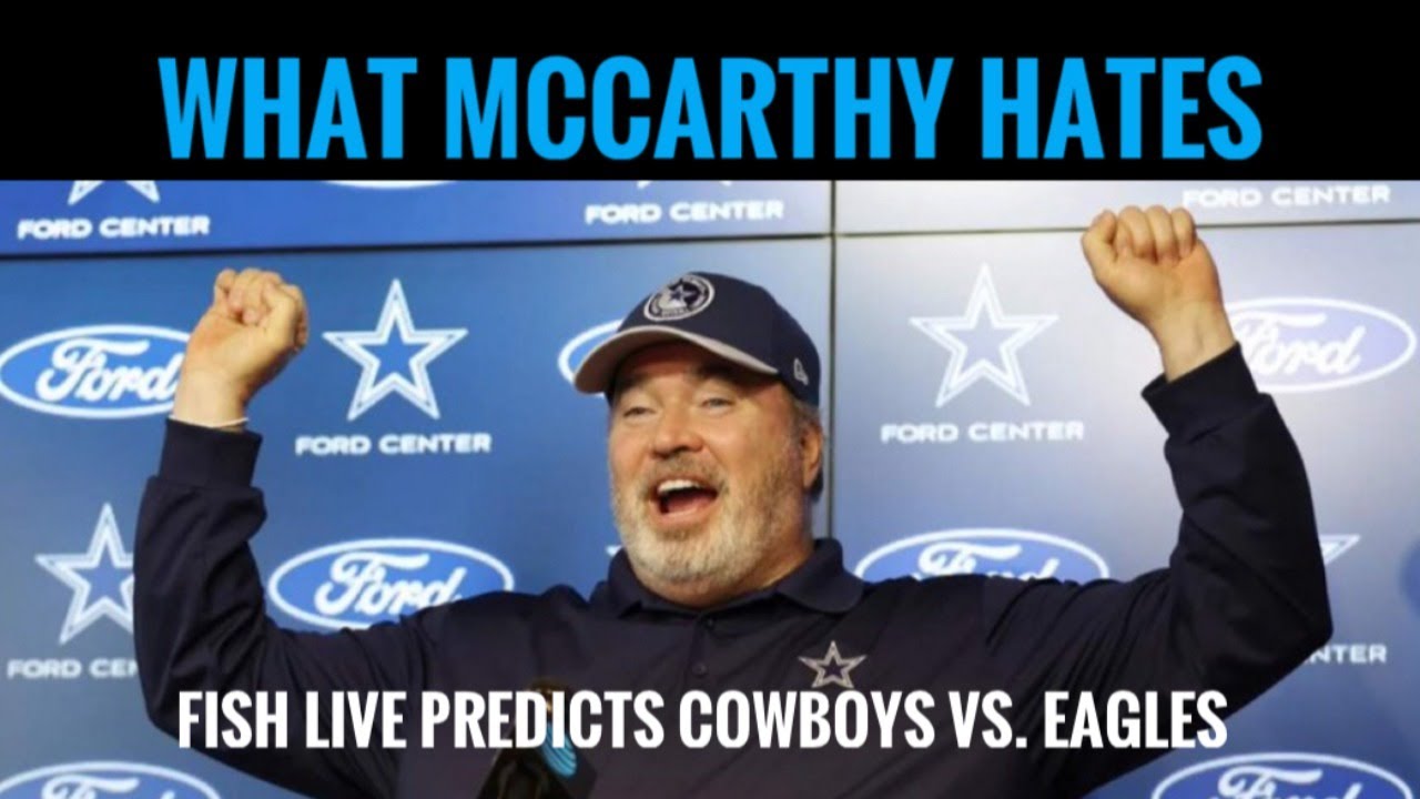 #DallasCowboys Fish at 6 LIVE: McCarthy's No. 1 Hate, 'FALSE CHATTER!' plus #Eagles game prediction