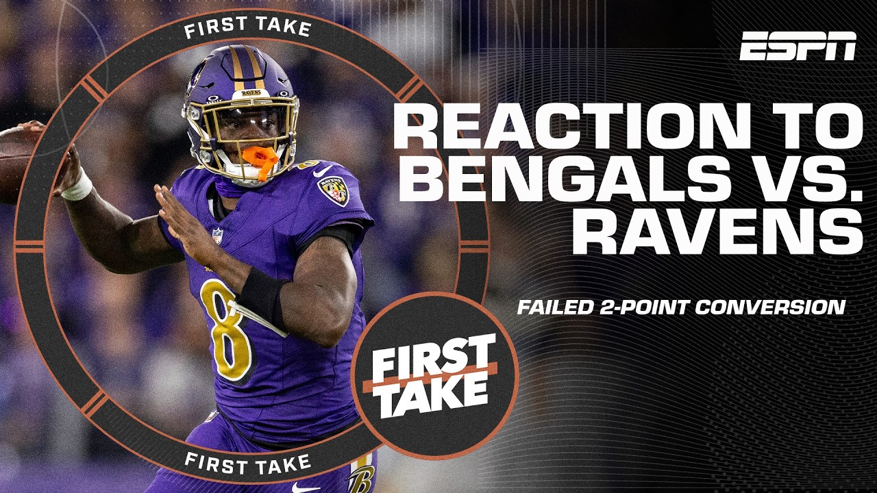 'JA'MARR CHASE GETS THE BALL!' 😤 - Shannon Sharpe on Bengals' failed 2-point conversion | First Take