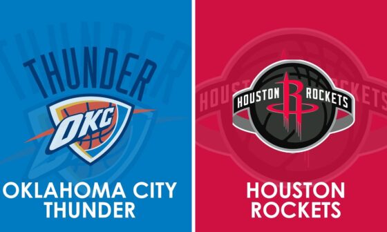 Oklahoma City Thunder vs Houston Rockets NBA Live Scoreboard