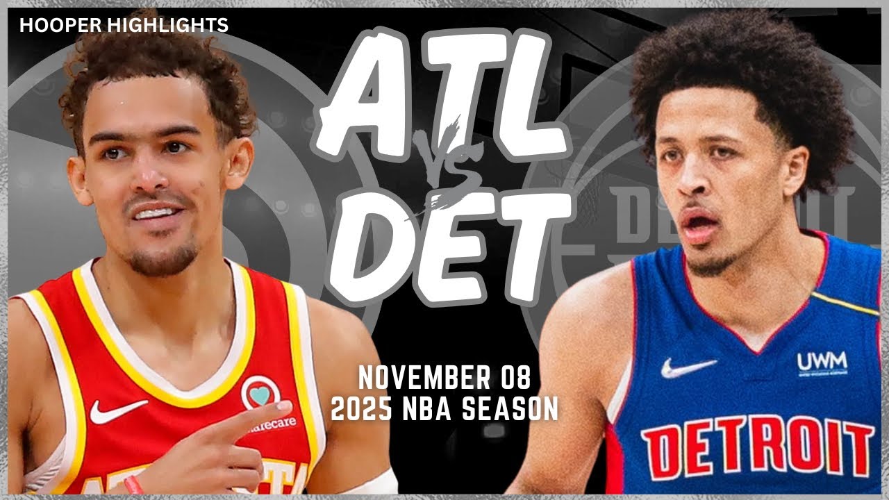 Atlanta Hawks vs Detroit Pistons Full Game Highlights | Nov 8 | 2025 NBA Season