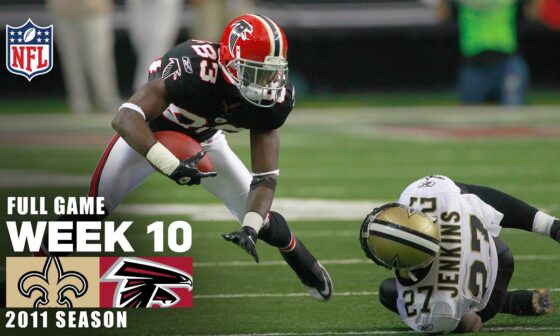 NFC South Showdown! Brees vs Ryan! Saints vs Falcons FULL GAME | NFL 2011 Season Week 10