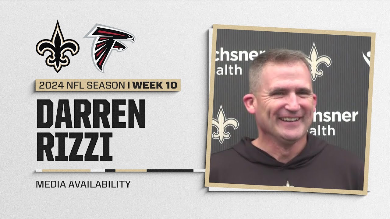 Darren Rizzi on practice week, Falcons offense | New Orleans Saints