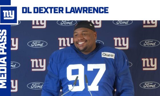 Dexter Lawrence on Possible Sack Celebration in Germany | New York Giants