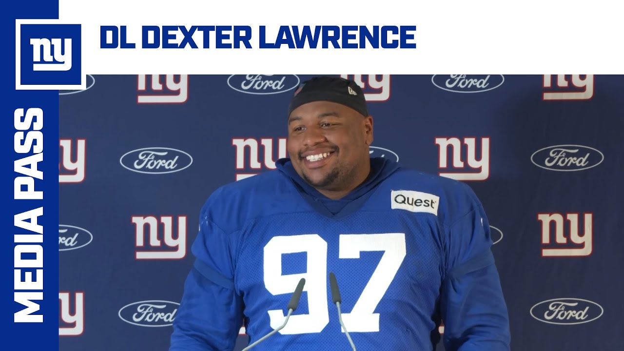 Dexter Lawrence on Possible Sack Celebration in Germany | New York Giants