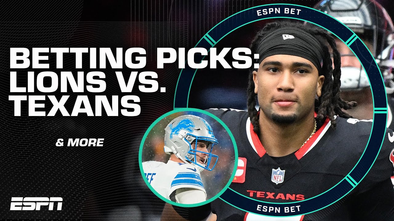 NFL WEEK 10 BEST BETS: Detroit Lions vs. Houston Texans, Steelers vs. Commanders & MORE 🤑 | ESPN BET