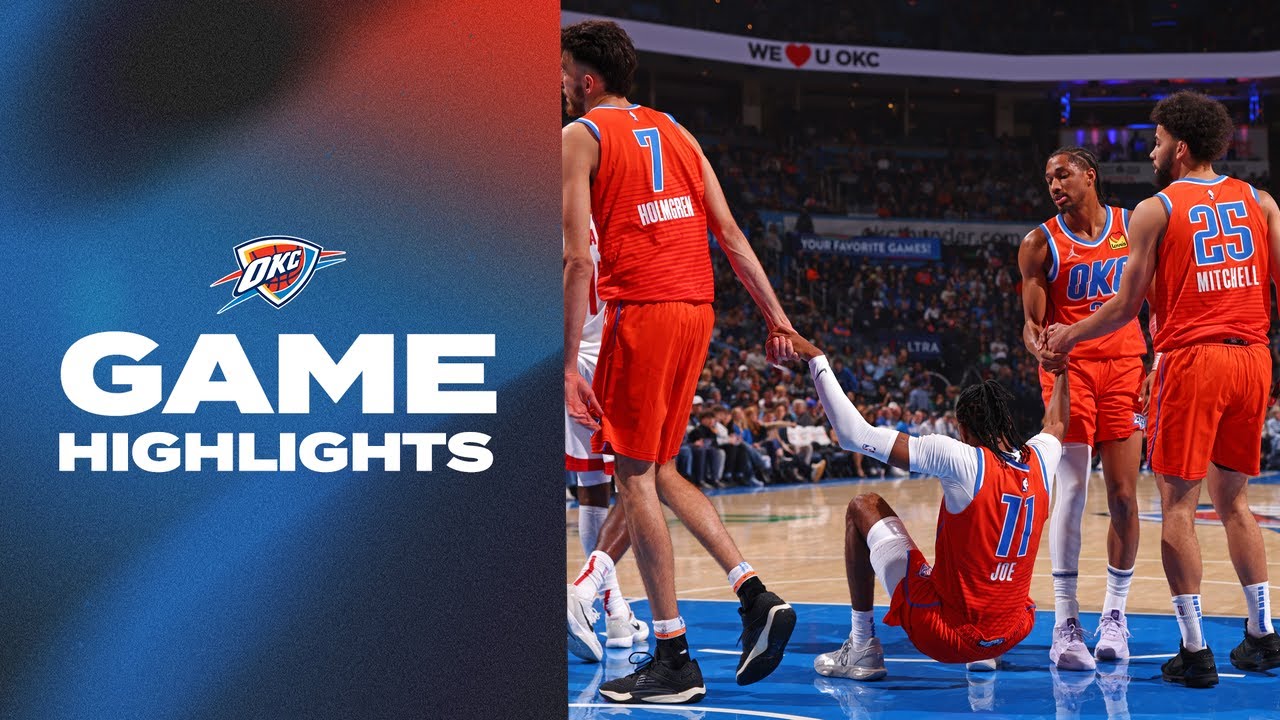 OKC Thunder vs Houston Rockets | Game Highlights | November 8, 2024