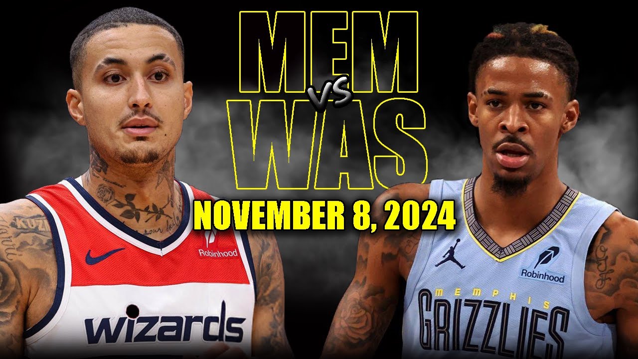 Memphis Grizzlies vs Washington Wizards Full Game Highlights - November 8, 2024 | 2024-25 NBA Season