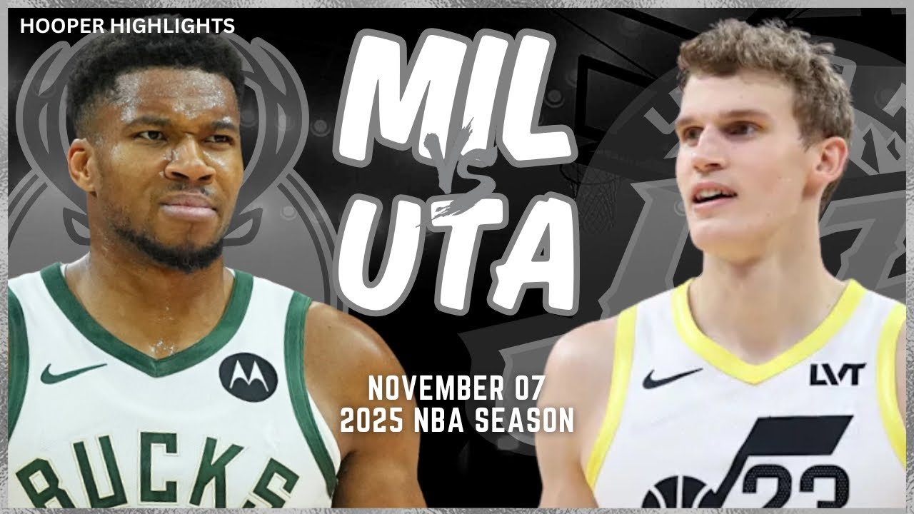 Milwaukee Bucks vs Utah Jazz Full Game Highlights | Nov 7 | 2025 NBA Season