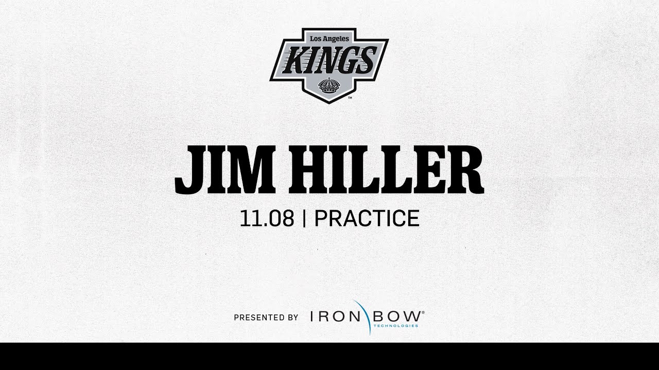 Head Coach Jim Hiller | 11.08 LA Kings Practice in El Segundo