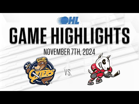 OHL Highlights: Erie Otters @ Niagara IceDogs Nov. 7, 2024