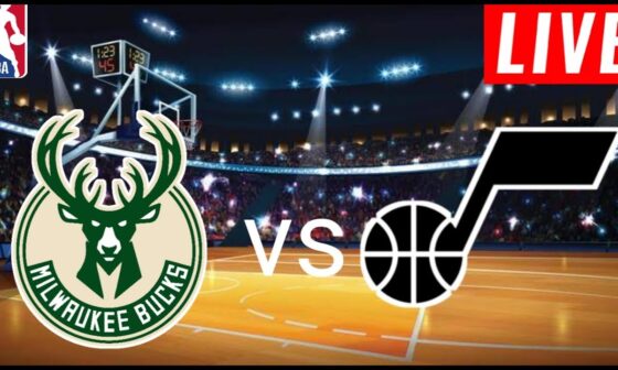 Milwaukee Bucks vs Utah Jazz Live Score l NBA 2024 | Full Match Streaming