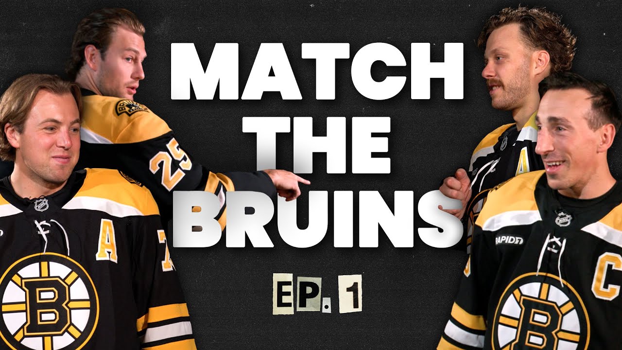 Bruins Compete In Ultimate Teammate Trivia Challenge | Match the Bruins Ep. 1