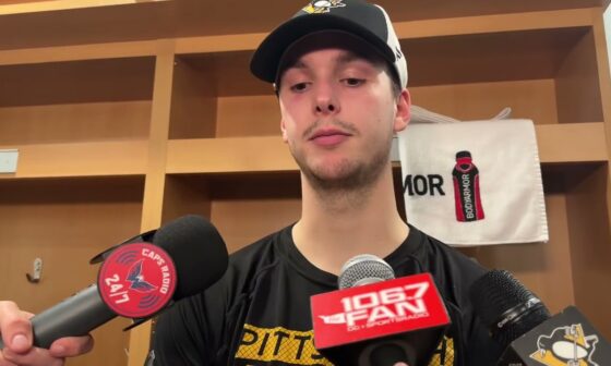 Penguins locker room: Joel Blomqvist feeling good about game, facing Alex Ovechkin “pretty cool.”