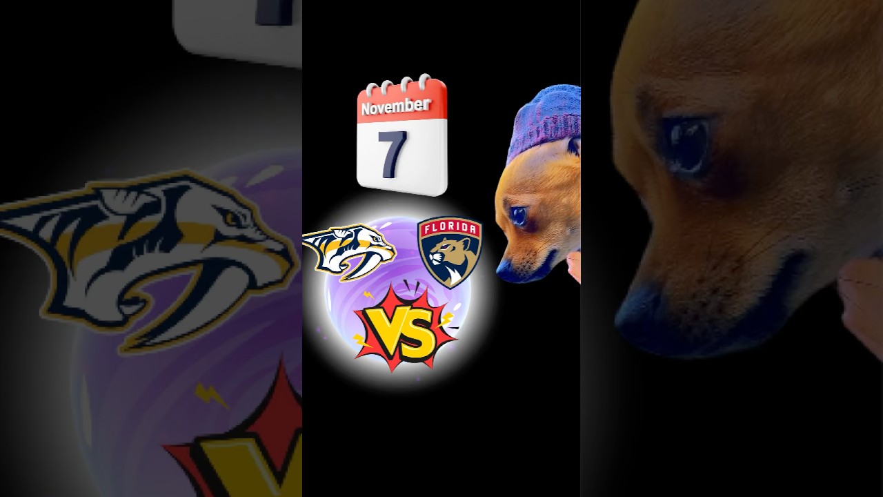 Nashville Predators 🆚 Florida Panthers | Butters’ NHL PREDICTION #shorts