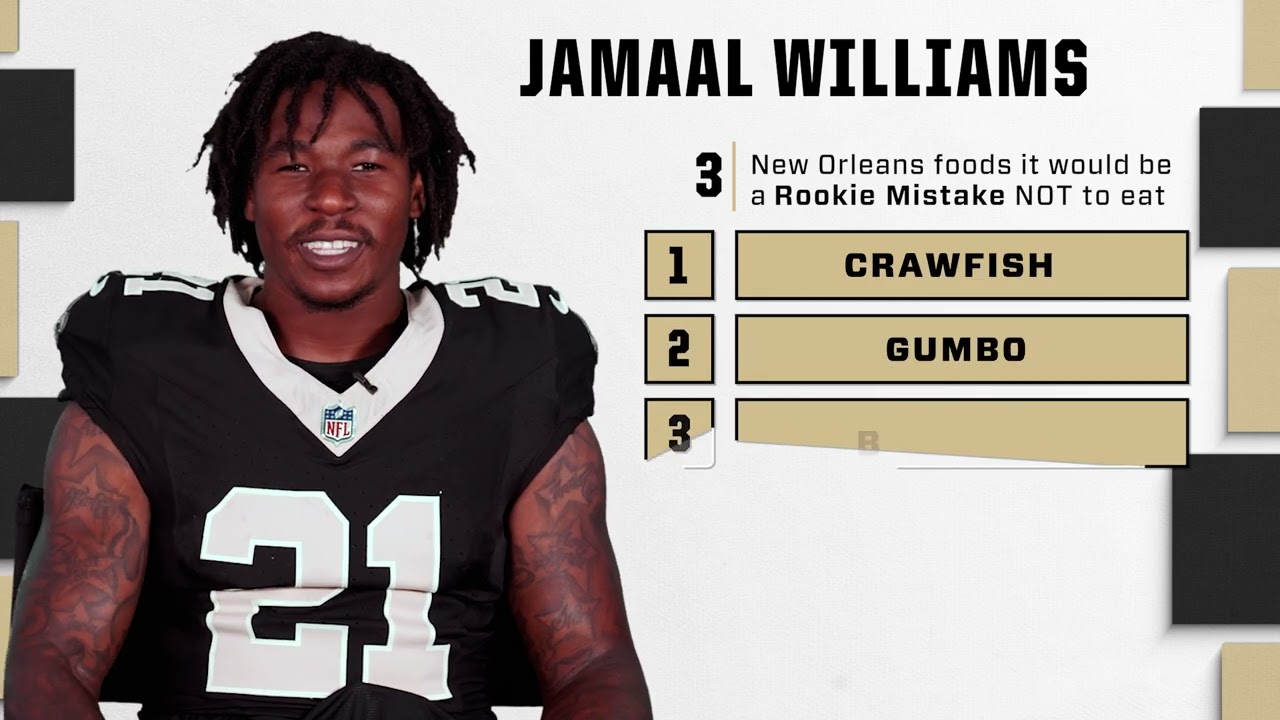 Saints vets on must-eat New Orleans foods | Rookie Mistakes Part 1