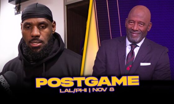 Lakers/76ers Postgame x Analysis: J.Worthy, Bron, AD, Reaves, Redick Reactions | Nov 8, 2024