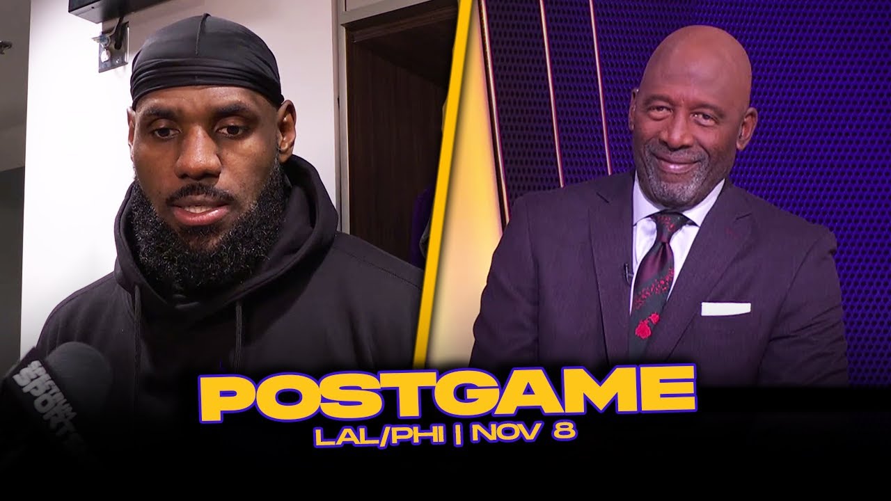 Lakers/76ers Postgame x Analysis: J.Worthy, Bron, AD, Reaves, Redick Reactions | Nov 8, 2024