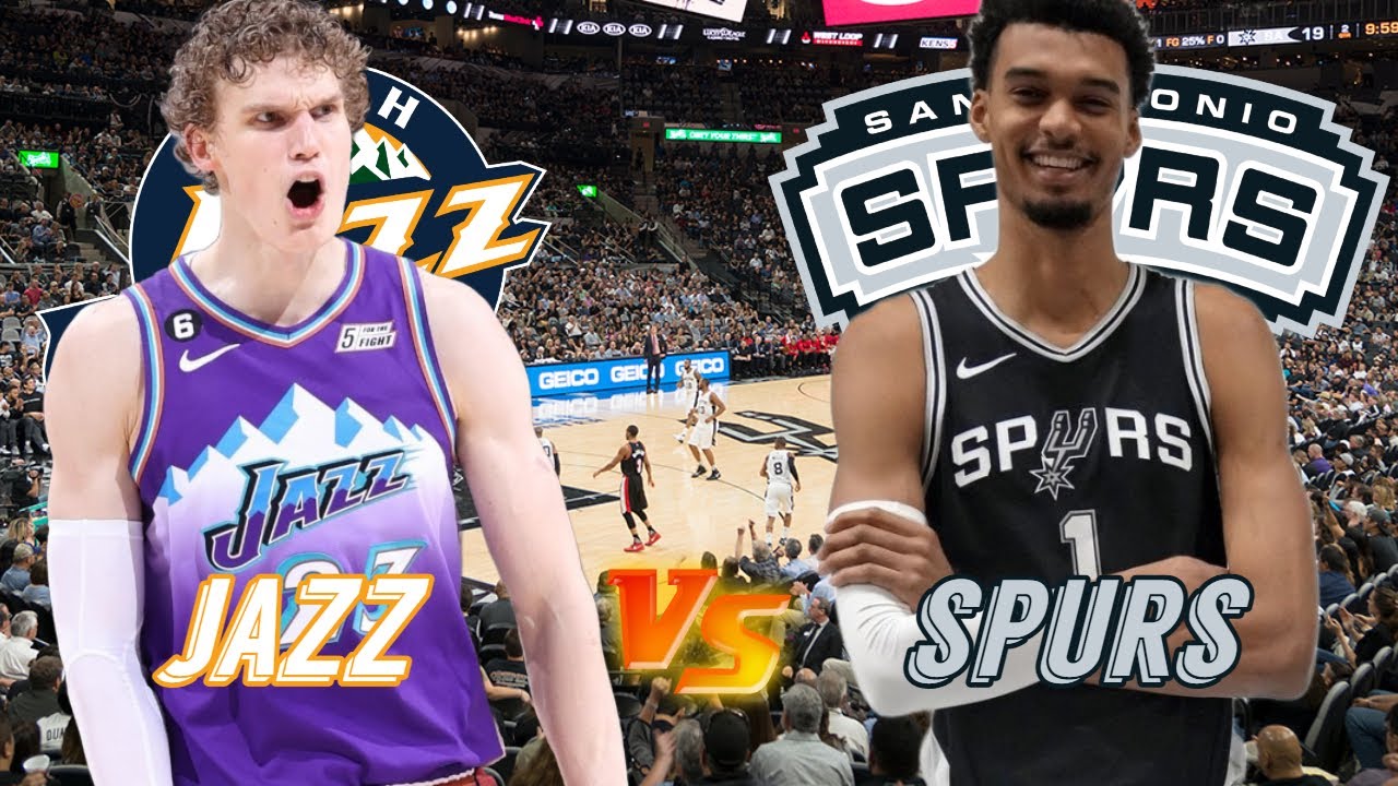 Utah Jazz vs San Antonio Spurs Live Play by Play & Scoreboard