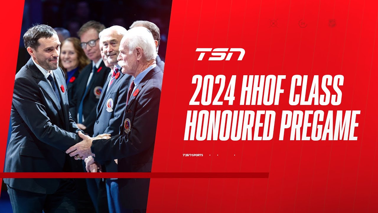 2024 HHOF Class honoured before Maple Leafs Vs Red Wings | Full Ceremony | 08/11/2024