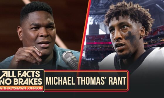 Keyshawn's reaction to nephew Michael Thomas’ explosive social media rant on Derek Carr