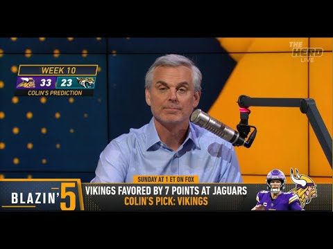 THE HERD | Colin Cowherd CONFIDENT Minnesota Vikings Will DOMINATE Jags | NFL