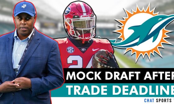 Miami Dolphins NFL Mock Draft AFTER 2024 NFL Trade Deadline!