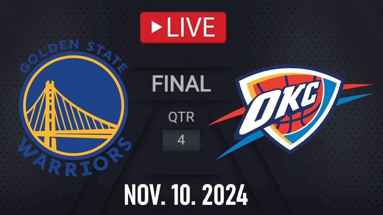 NBA LIVE! Golden State Warriors vs Oklahoma City Thunder | November 10, 2024 | Thunder vs Warriors