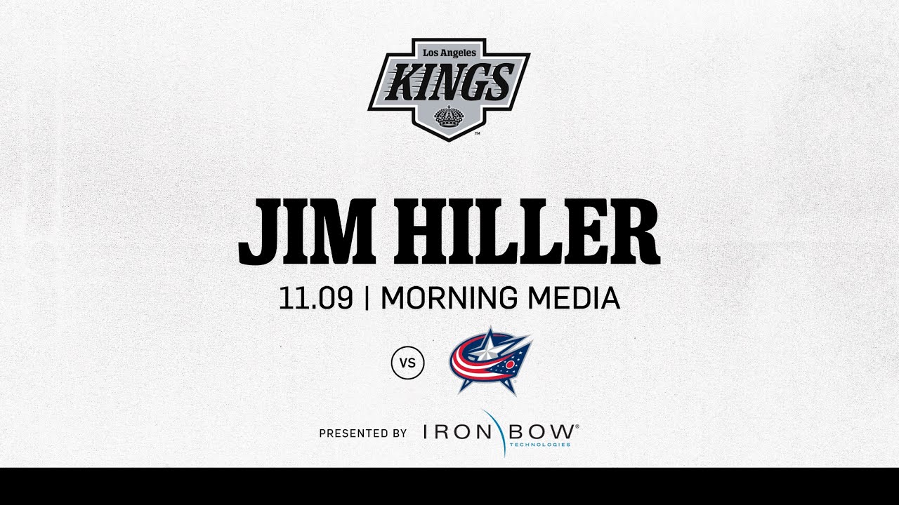 Head Coach Jim Hiller | 11.09.24 LA Kings Morning Skate ahead of Columbus Blue Jackets game in LA