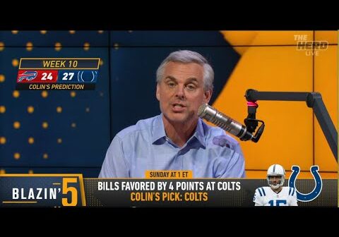 THE HERD | Colin Cowherd STUNS, Buffalo Bills Will LOSE To Colts | NFL