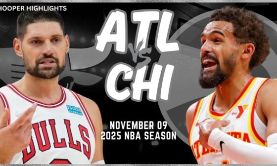 Atlanta Hawks vs Chicago Bulls Full Game Highlights | Nov 9 | 2025 NBA Season