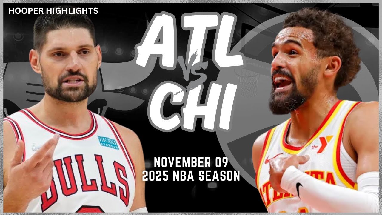 Atlanta Hawks vs Chicago Bulls Full Game Highlights | Nov 9 | 2025 NBA Season