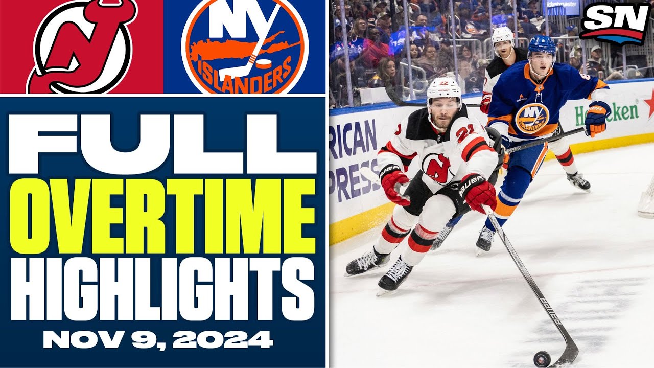 New Jersey Devils at New York Islanders | FULL Overtime Highlights - November 9, 2024