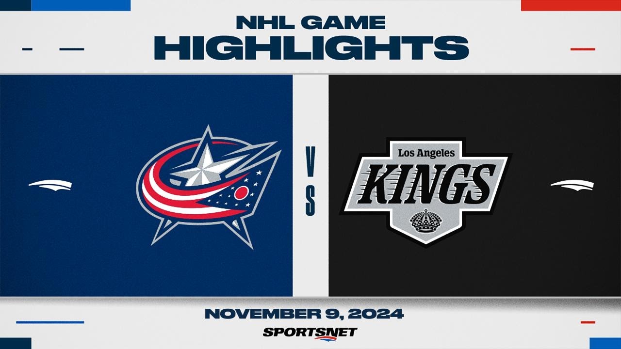 NHL Highlights | Blue Jackets vs. Kings - November 9, 2024