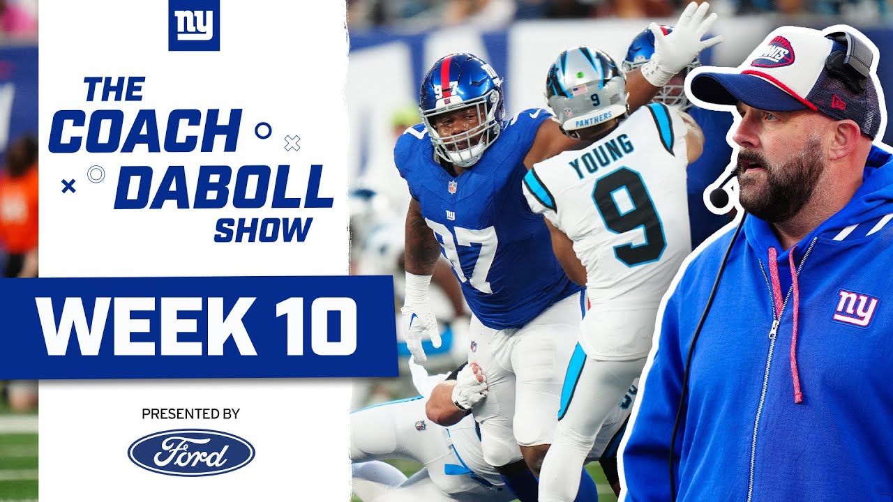 The Coach Daboll Show: Previewing Week 10 vs. Panthers | New York Giants