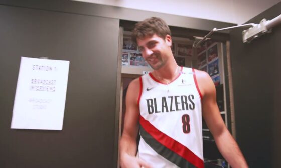 Deni Avdija Mic'd Up at Media Day | Portland Trail Blazers