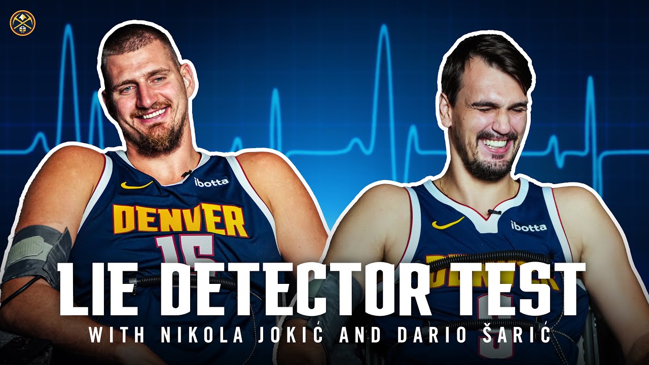 Nikola Jokić and Dario Šarić Take A Lie Decetor Test 🫢