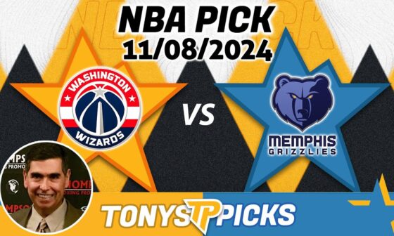 Washington Wizards vs. Memphis Grizzlies Pick 11/8/24 NBA Prediction for Bet