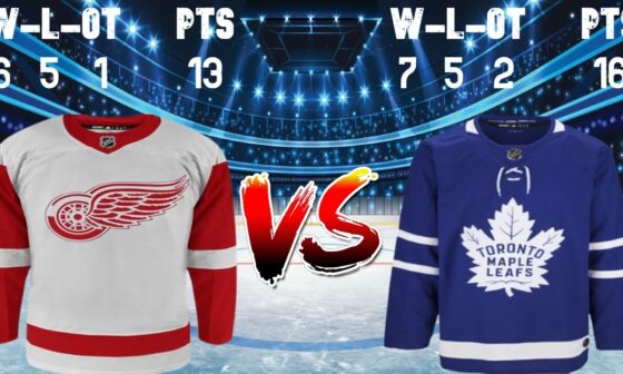 LIVE  2024/25 NHL Season Play By Play Coverage Detroit Red Wings @ Toronto Maple Leafs