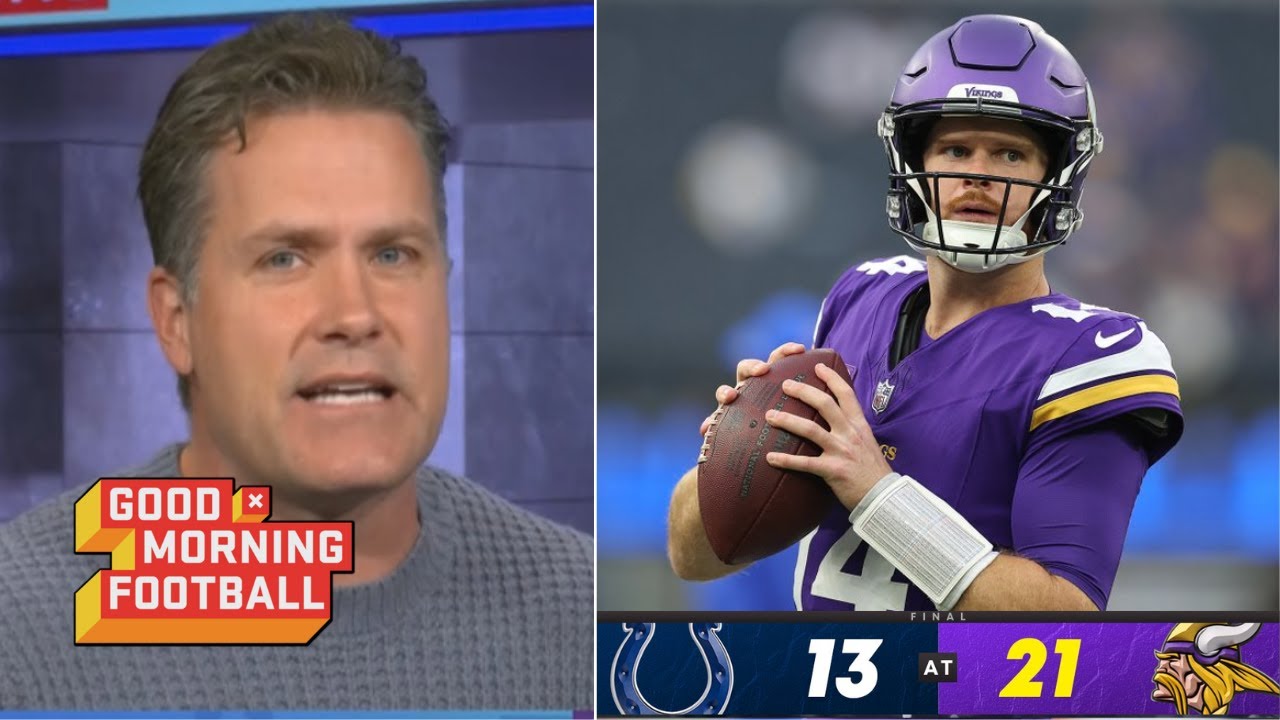 GMFB | Vikings are Kings of the NFC North! - Kyle Brandt reacts to Sam Darnold beating Colts 21-13