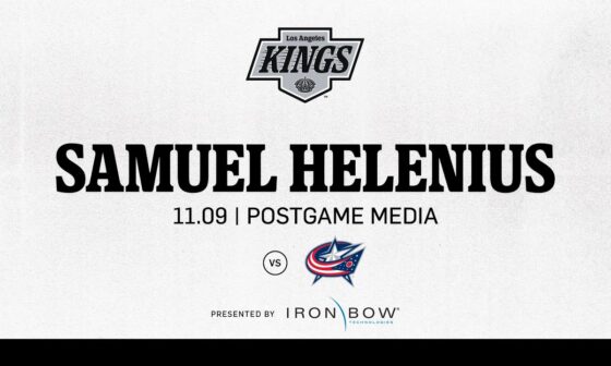 Forward Samuel Helenius | 11.09 LA Kings beat Columbus Blue Jackets in Los Angeles