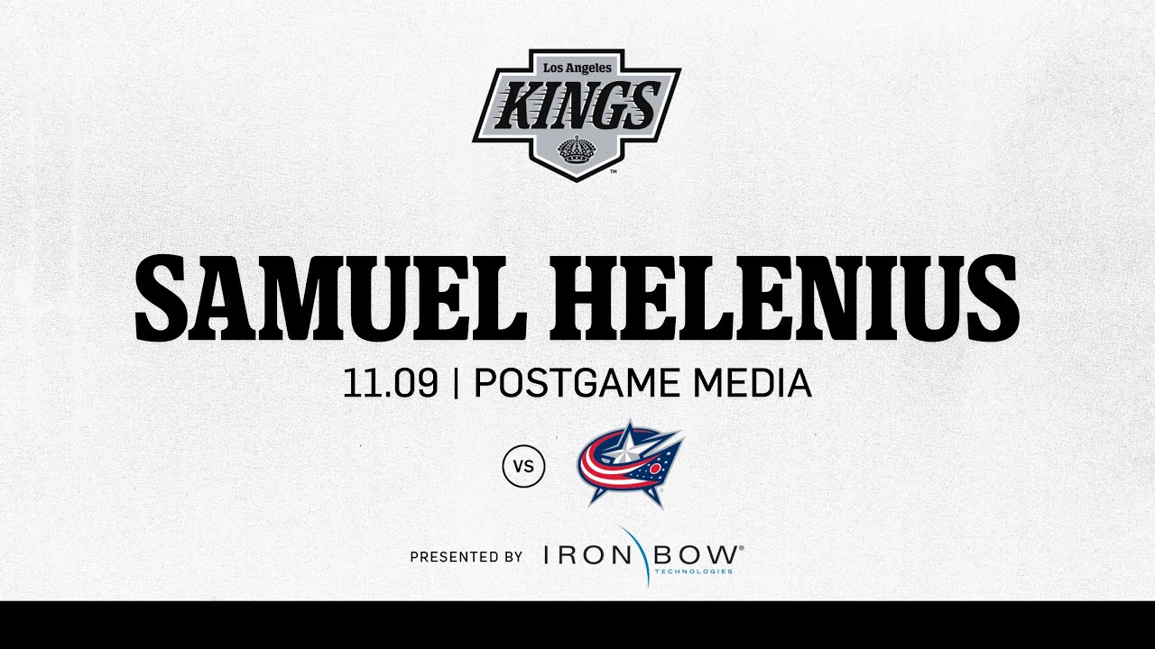 Forward Samuel Helenius | 11.09 LA Kings beat Columbus Blue Jackets in Los Angeles