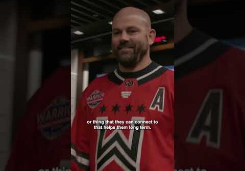 Ahead of Military Appreciation Night, Luke Richardson hosted the Chicago Warriors at practice❤️🇺🇸