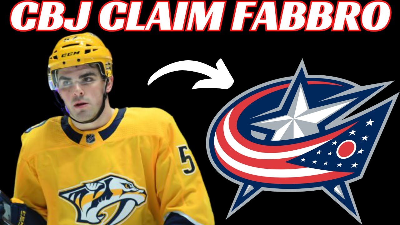 Breaking News: Columbus Blue Jackets Claim Dante Fabbro on Waivers