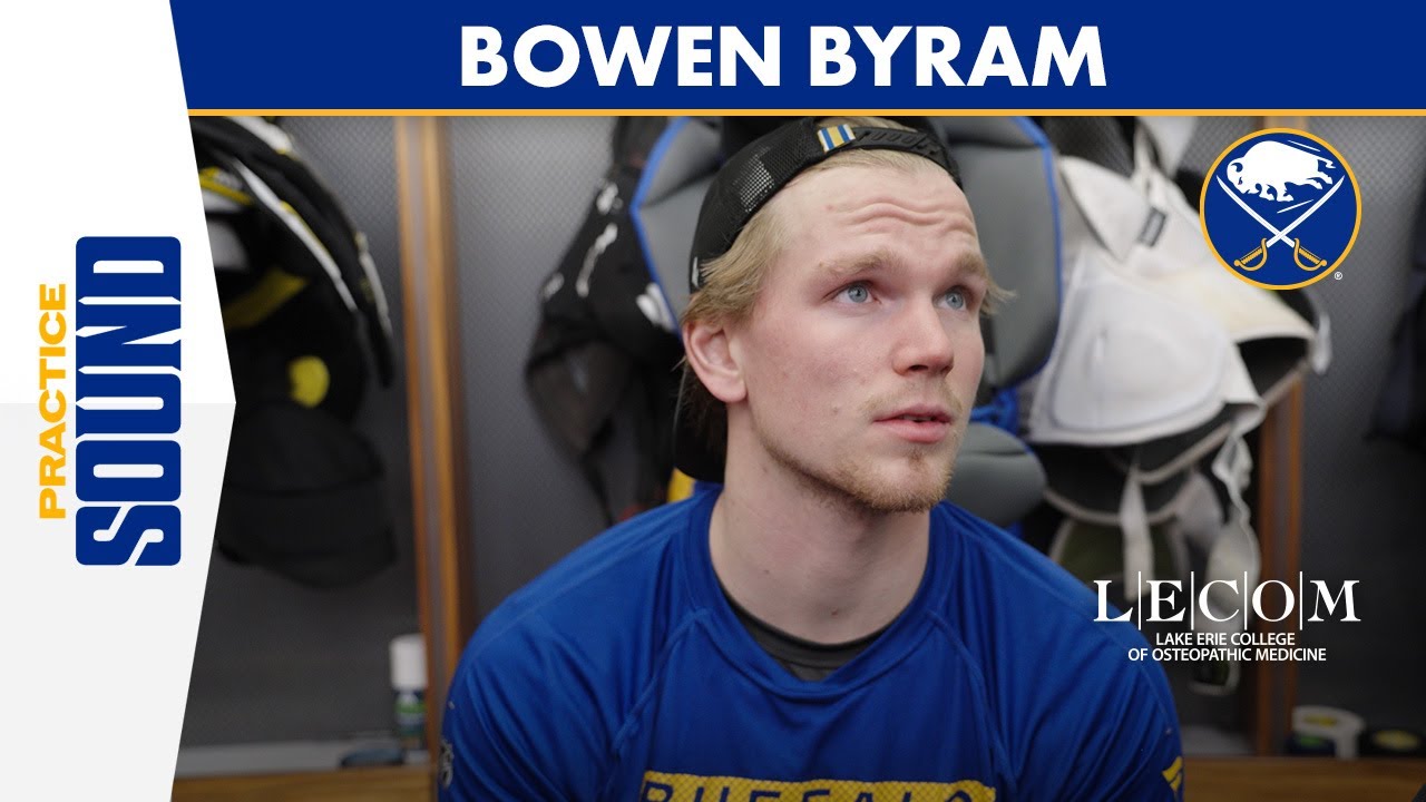 "Trying To Be A Hard Team To Play Against" | Bowen Byram After Buffalo Sabres Practice