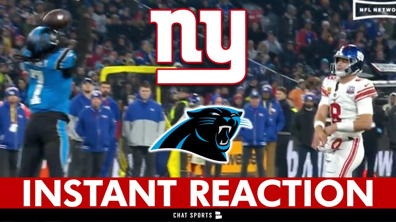 The New York Giants Are A Clown Show Led By Daniel Jones | INSTANT REACTION Giants vs. Panthers