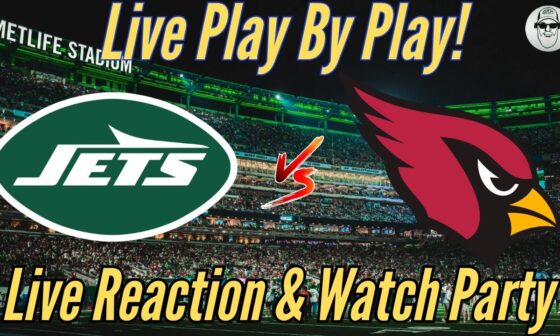 NY JETS vs ARIZONA CARDINALS LIVE REACTIONS & WATCH PARTY/ New York Jets News