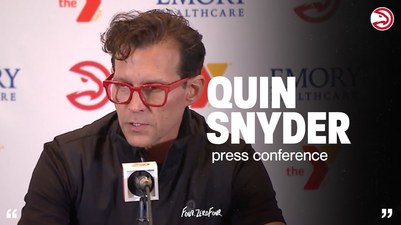 Atlanta Hawks vs. Bulls Postgame Press Conference: Quin Snyder