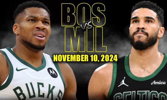 Boston Celtics vs Milwaukee Bucks Full Game Highlights - November 10, 2024 | 2024-25 NBA Season