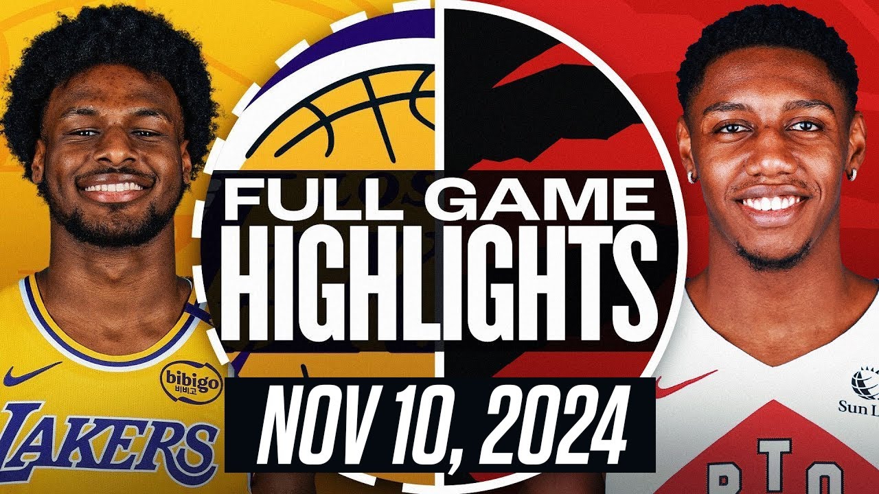 LAKERS vs RAPTORS FULL GAME HIGHLIGHTS NOVEMBER 10, 2024 NBA FULL GAME HIGHLIGHTS TODAY 2K25